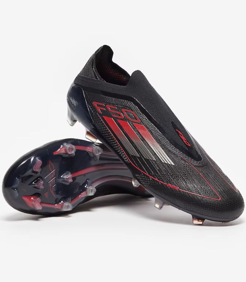 adidas f50 football boots in black and red 